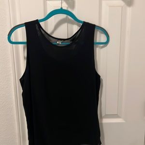 Beautiful silk top with cami built in! Made custom for an event